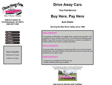 Tablet Screenshot of driveawaycars.net